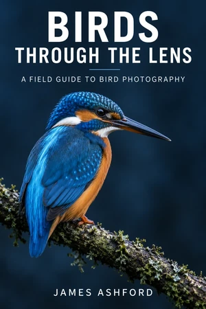 Birds Through the Lens — capa fictícia de fotografia de aves